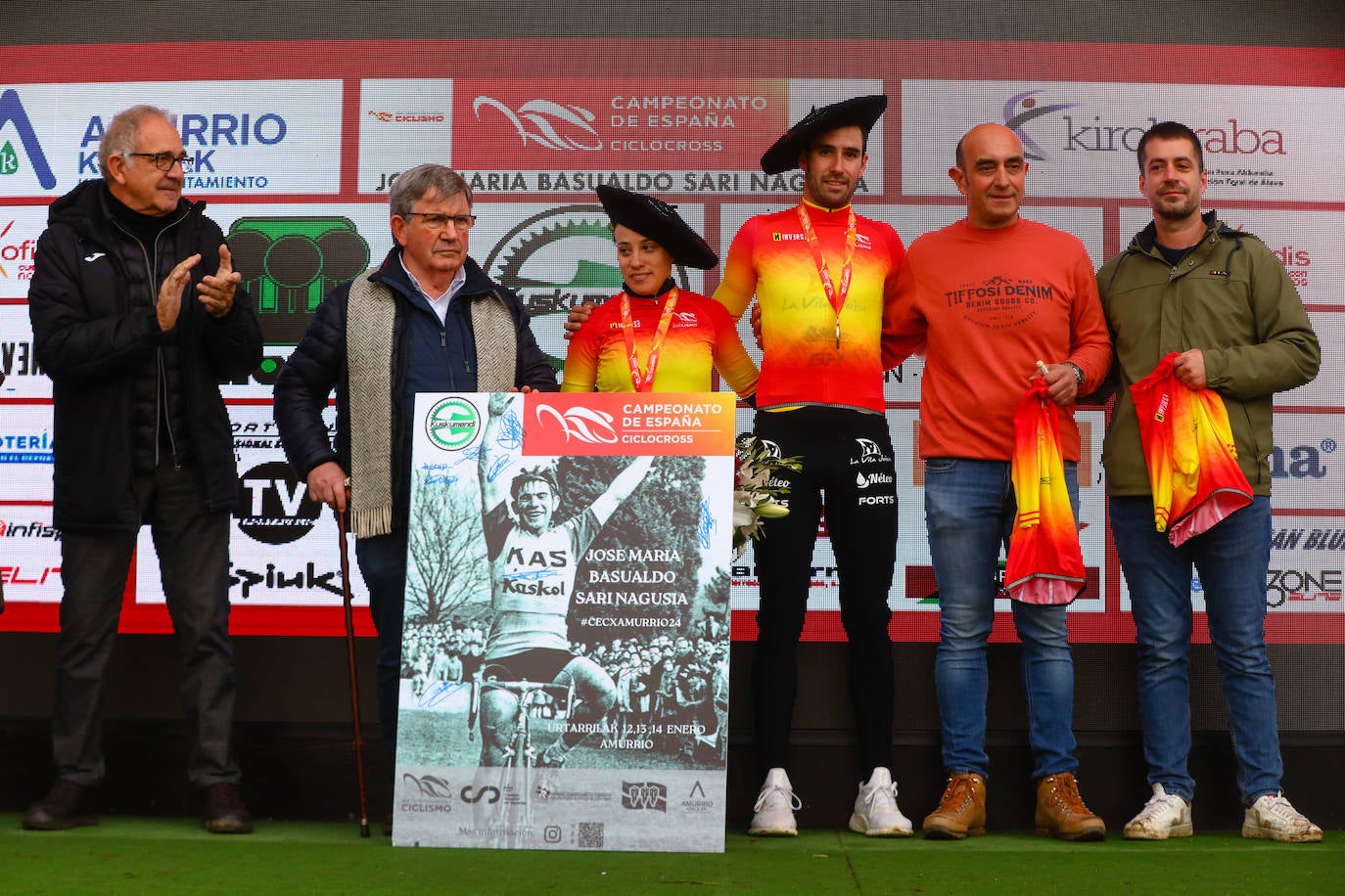 Campeonato de España de ciclocross celebrado en Amurrio. Gorka Corres se cuelga el bronce