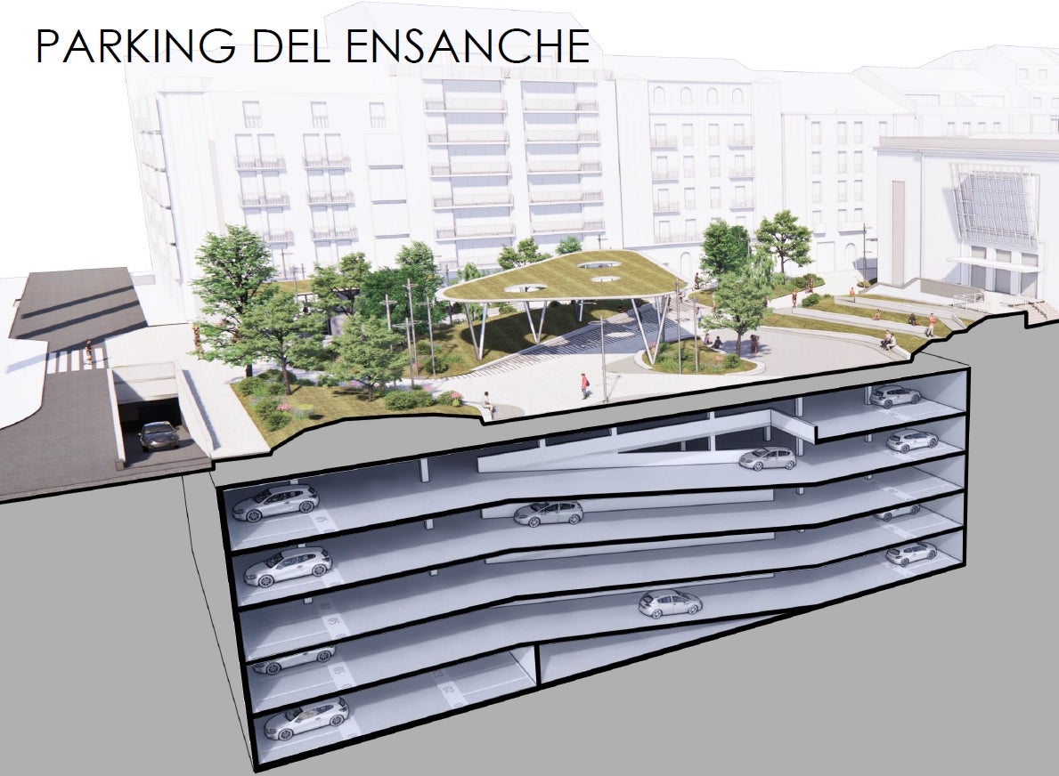 Así será la futura plaza del Ensanche