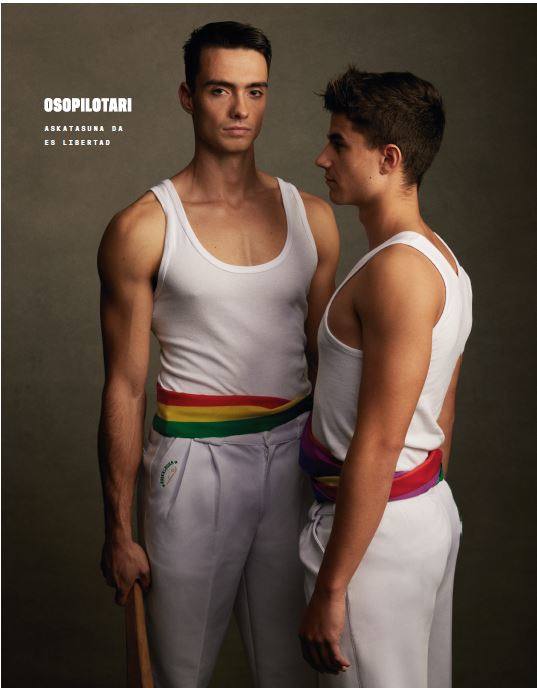 Imagen secundaria 2 - «¿Y si abriésemos la pelota vasca a nuevos referentes? ¿Y si acercásemos la pelota a la moda? ¿O bien a los looks más actuales, al perfil de las deportistas, al colectivo LGTBI, a pelotaris de otras nacionalidades o a pelotaris con distintas capacidades?«, se pregunta el club.