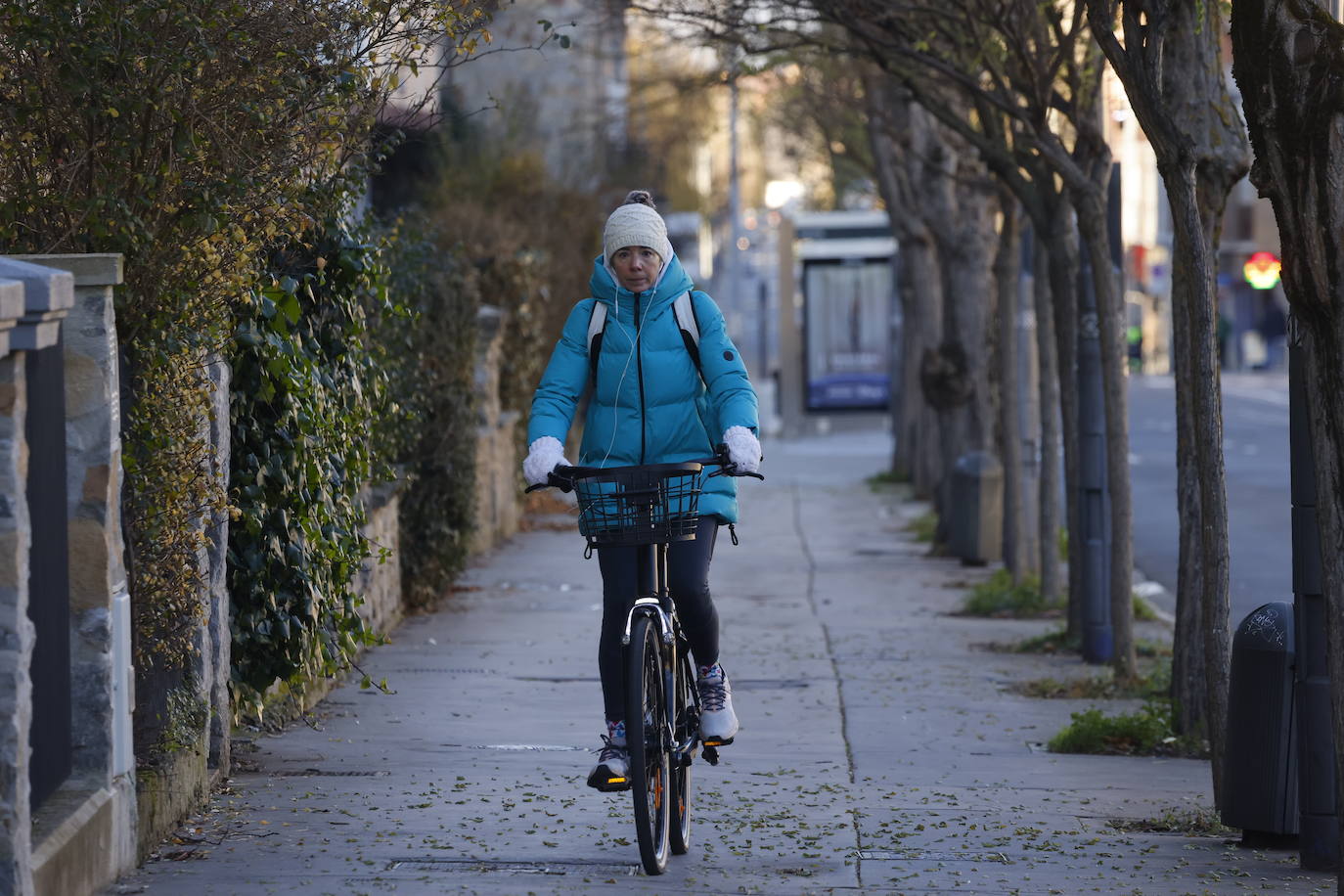 Álava tirita a 8 grados bajo cero