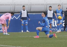 Dorrio se lamenta tras una ocasión errada.