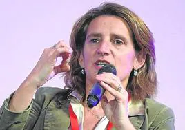 La vicepresidenta tercera,Teresa Ribera.