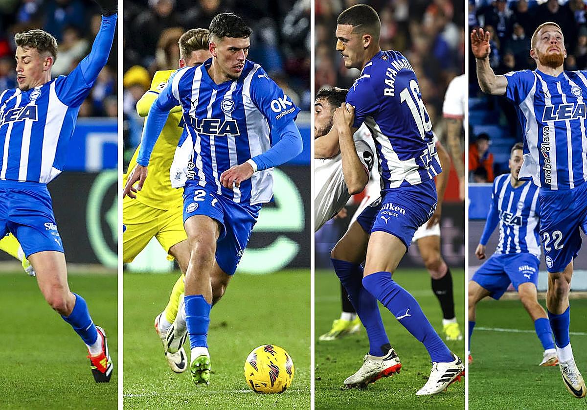 Blanco, Javi López, Rafa Marín y Carlos Vicente.