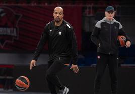 Jordan Theodore ya ha entrenado en el Buesa Arena.