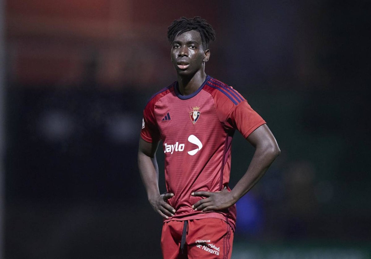 Adama Boiro con Osasuna B.