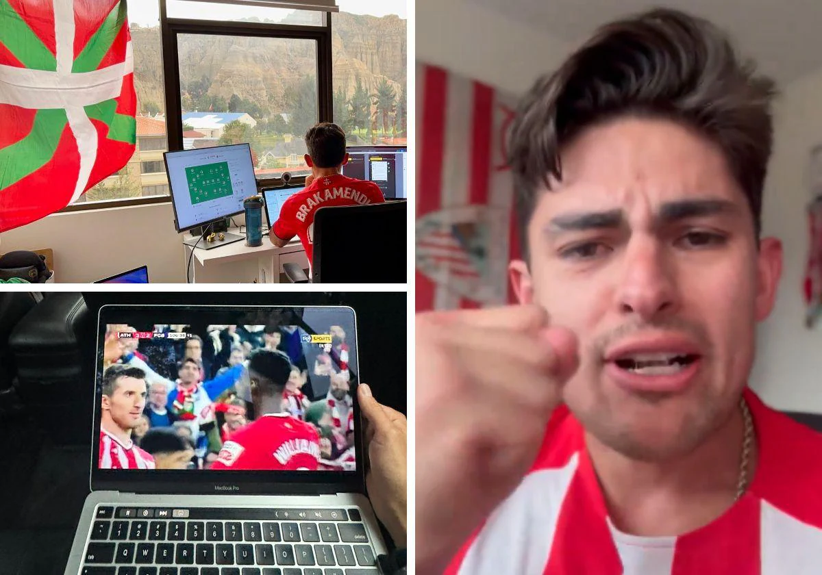 Las lágrimas de un aficionado del Athletic boliviano tras ganar al Barça:  «Lo hicimos kuadrilla» | El Correo