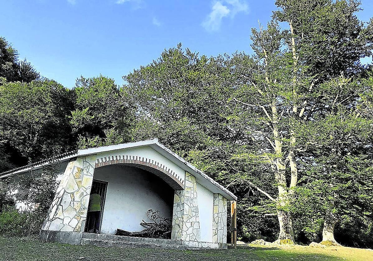 El albergue de Arkarai, en el parque del Gorbea, se adecuará con el dinero de la UE.