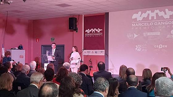 Teknia Bilbao recibe el premio Marcelo Gangoiti