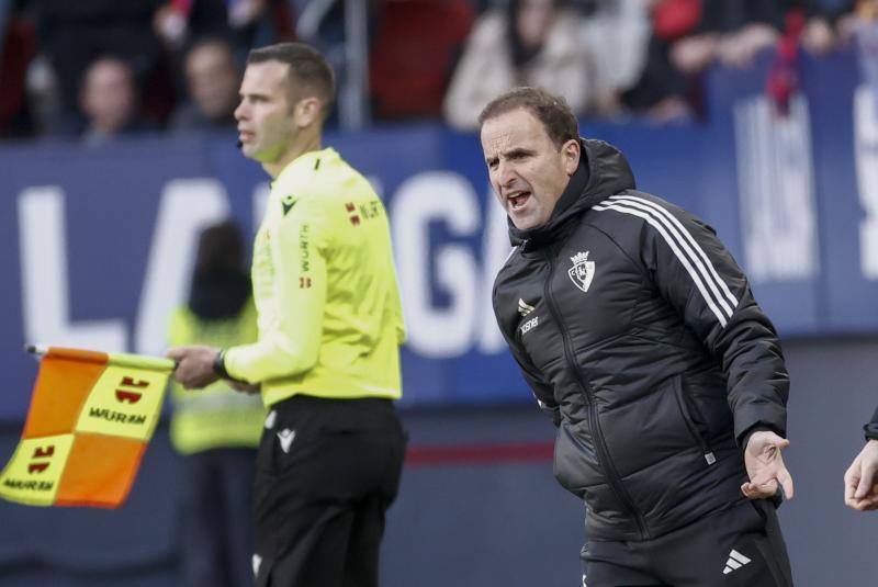 La explicación de Arrasate a la salida de Boiro de Osasuna