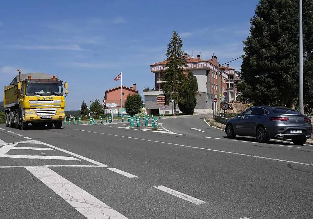 La variante evitará el paso de 800 coches cada día por el centro de Legutio.