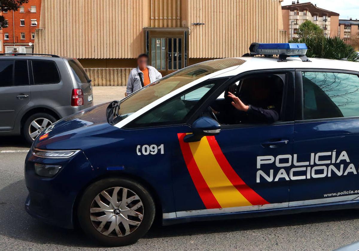 Un coche patrulla de la Policía Nacional.