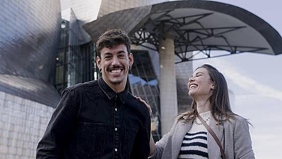 Luitingo hace carrera en Bilbao: «Mi padre y yo siempre hemos sido muy fans de Julen Guerrero»