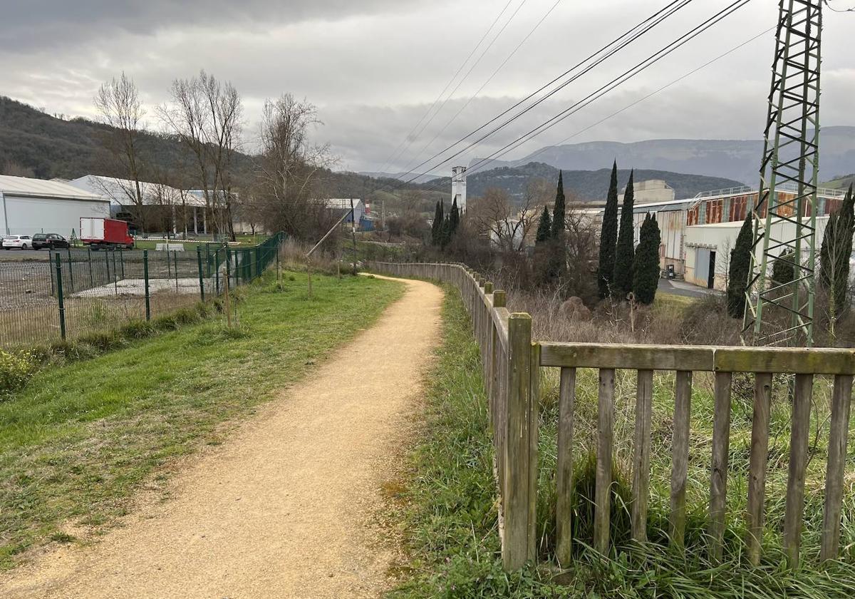 Las obras del parque lineal añadirán un nuevo kilómetro a partir del Refor de Amurrio para llegar al polígono de Saratxo.