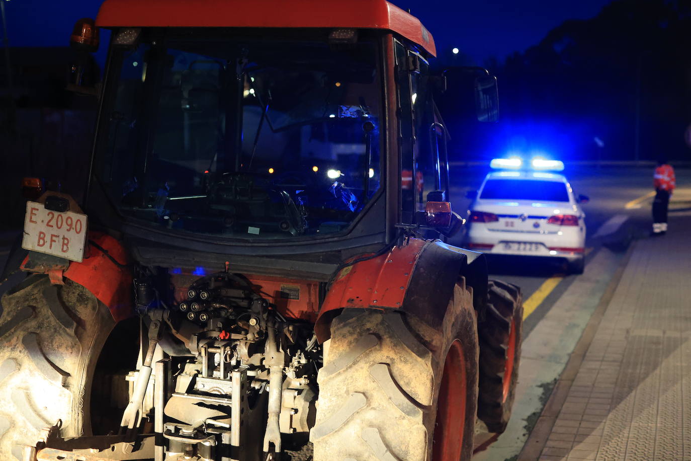 Bilbao recibe a la &#039;tractorada&#039;