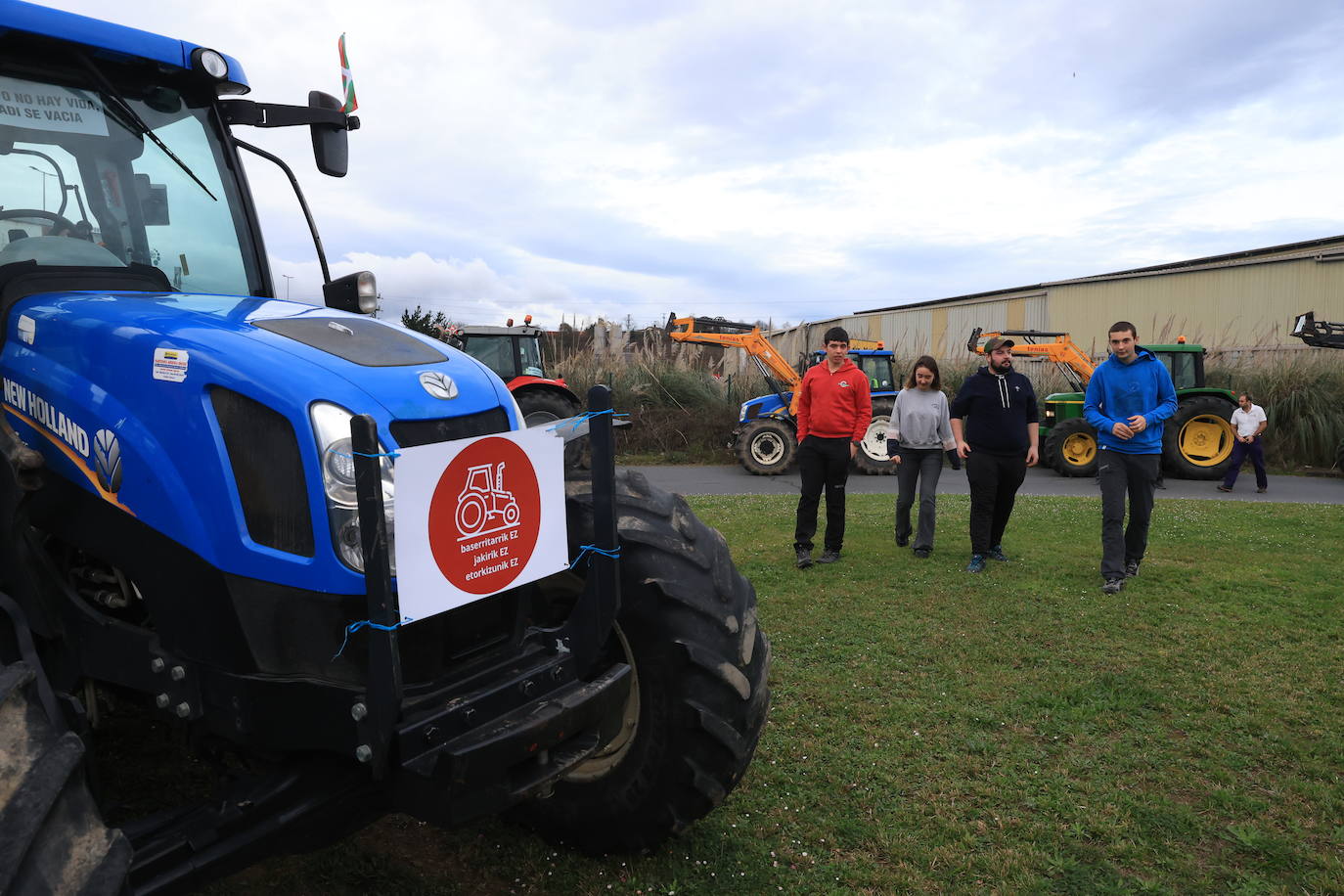 Bilbao recibe a la &#039;tractorada&#039;