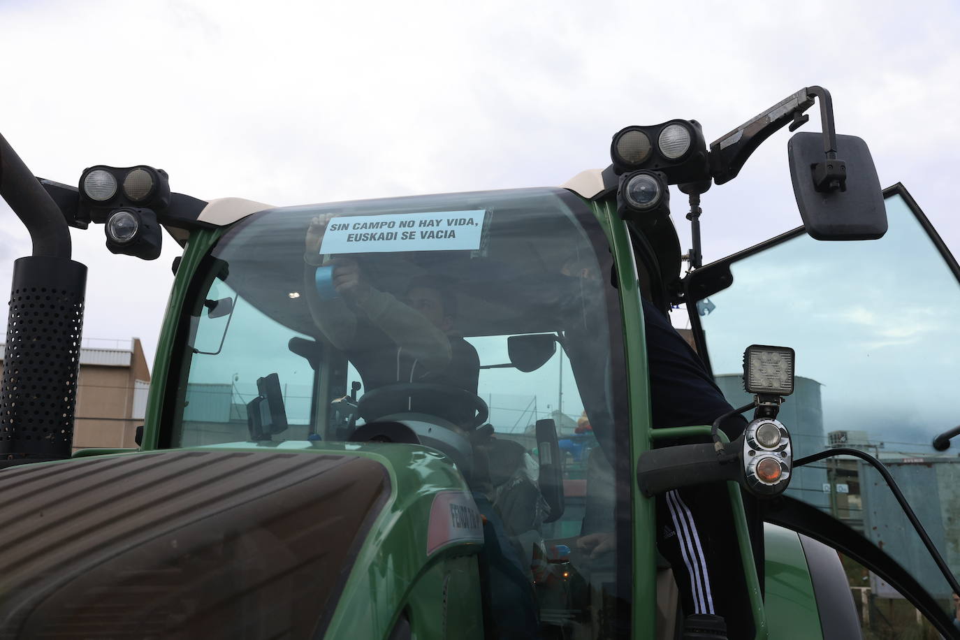 Bilbao recibe a la &#039;tractorada&#039;