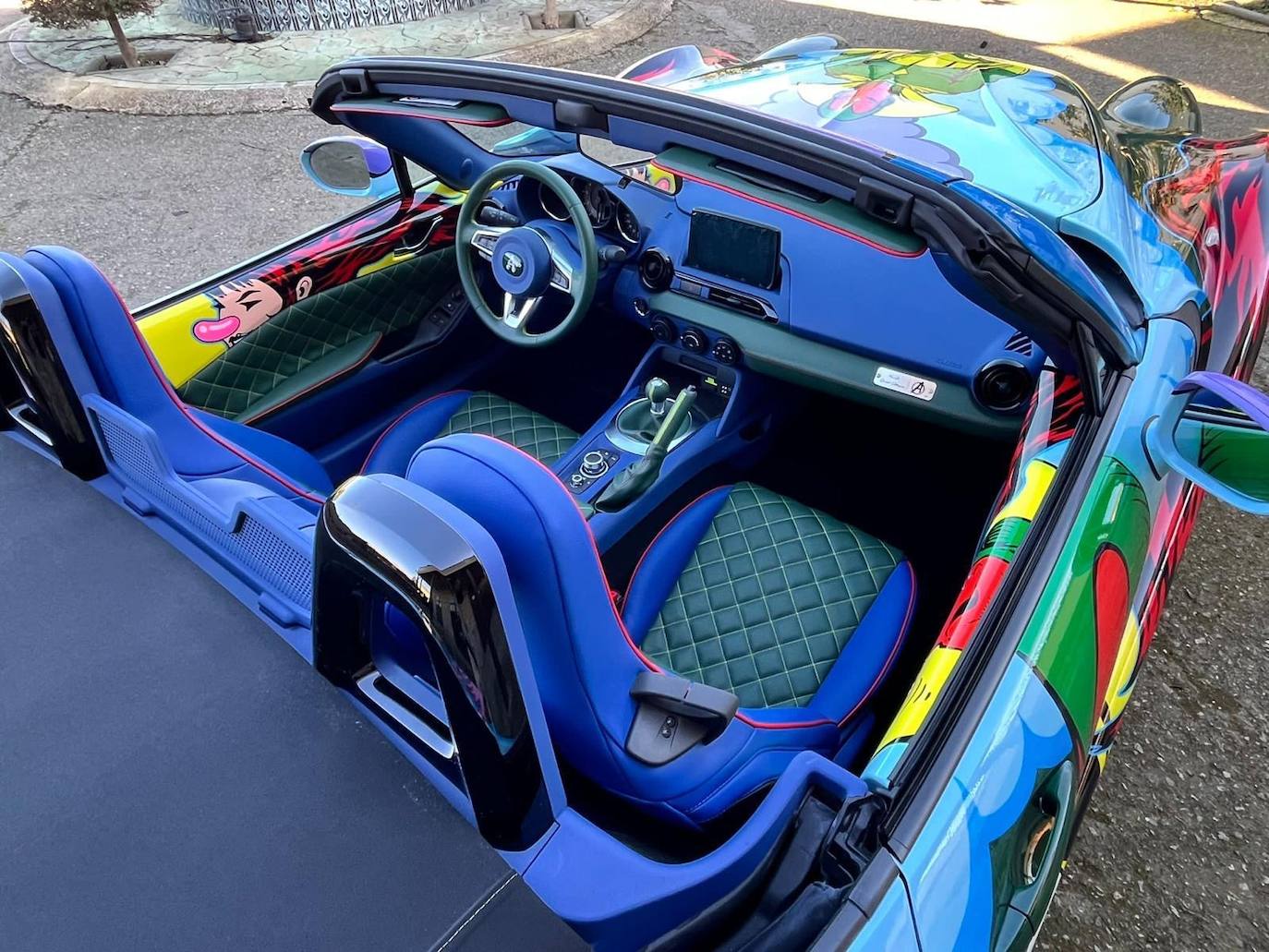 Un creador bilbaíno impulsa el primer &#039;coche-mural&#039; del mundo