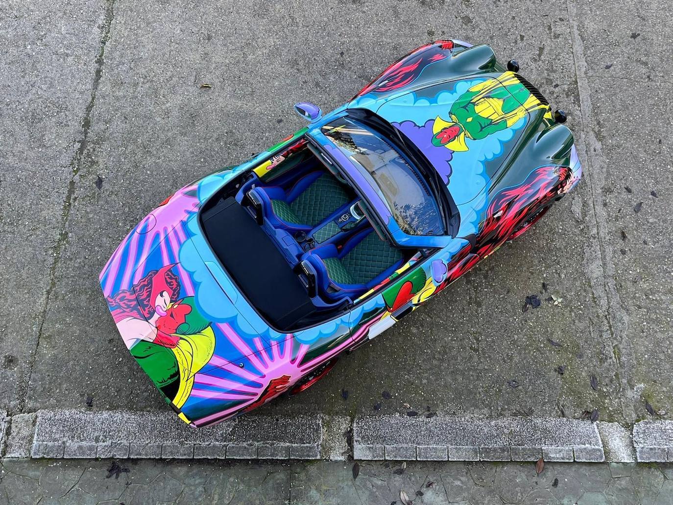 Un creador bilbaíno impulsa el primer &#039;coche-mural&#039; del mundo