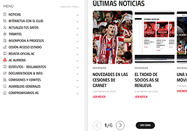 Estas son las novedades del nuevo txoko de los socios en la web del Athletic