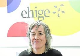 Imaz posa en la sede de Ehige en Bilbao.