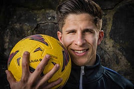 Simeone sonríe en las instalaciones de Ibaia.