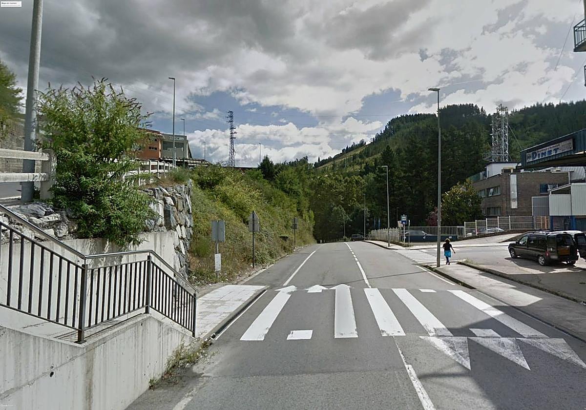 Dejamos atrás los pabellones para caminar por un trecho flanqueado de árboles.