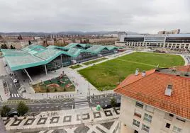 El campus del vino se levantará en la parcela junto a la estación de autobuses y la sede del Gobierno vasco.