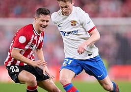 Ander Herrera, en el partido de Copa frente al Barcelona.