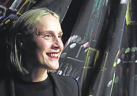 Con estilo propio. Arzalluz, fotografiada durante su reciente visita a Bilbao.