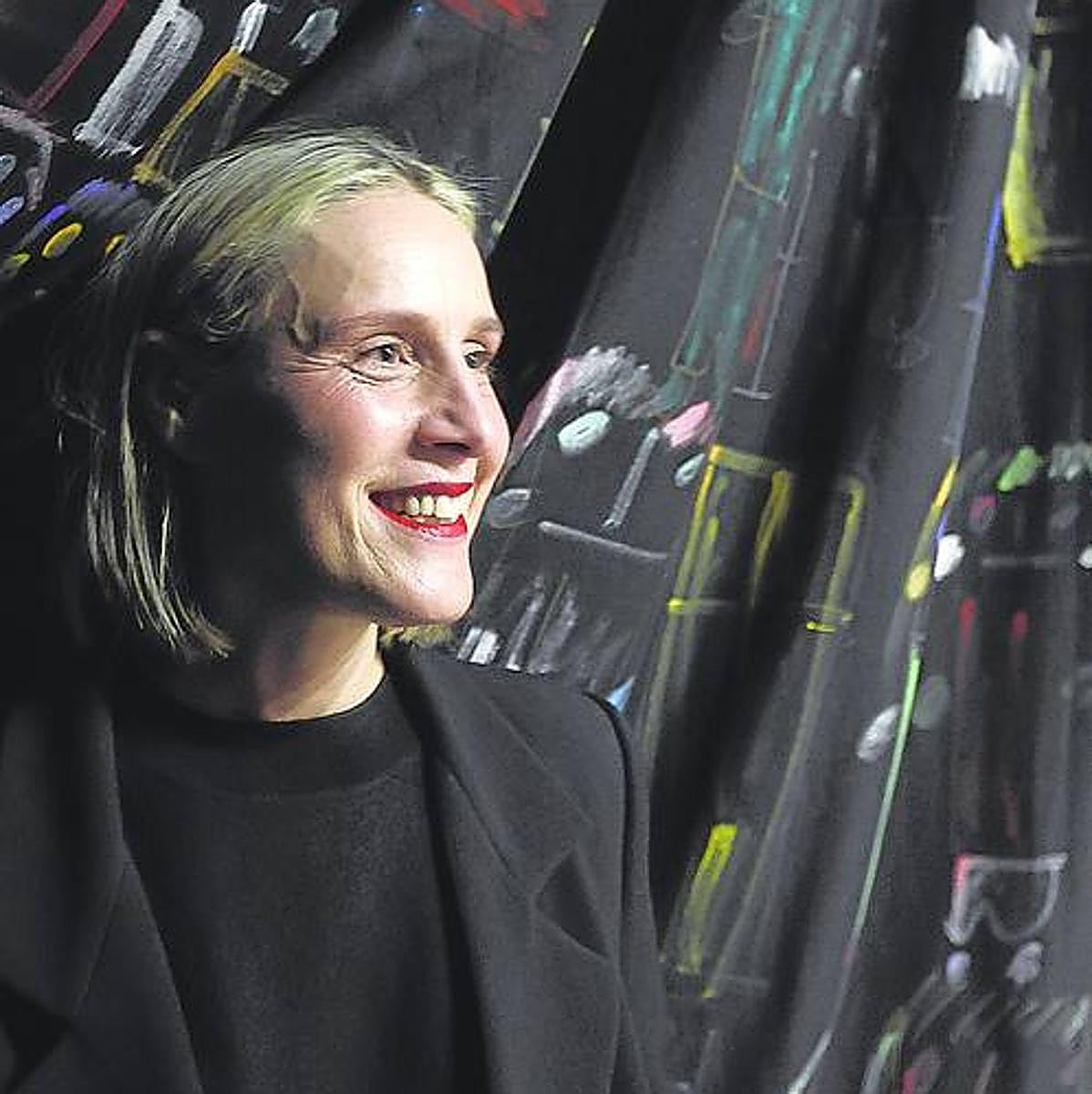 Con estilo propio. Arzalluz, fotografiada durante su reciente visita a Bilbao.