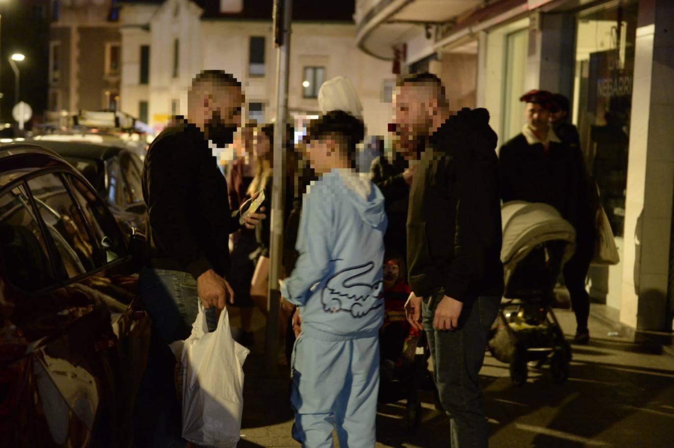 Las imágenes del dispositivo policial en el Carnaval de Algorta