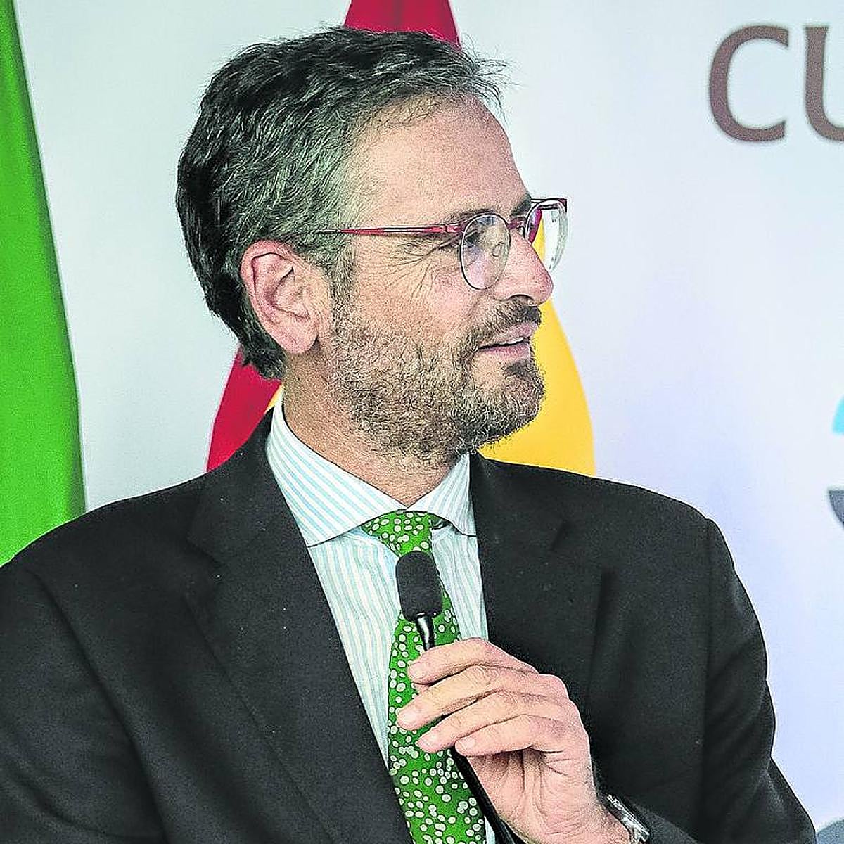 Antonio Basagoiti, en una intervención en México como presidente de la Cámara de Comercio.