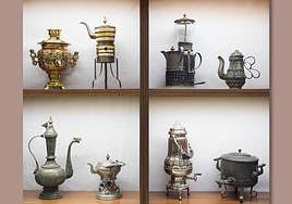 Una selección de las cafeteras que se podrán ver en la exposición.