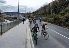 Una de las marchas organizadas por los ciclistas.