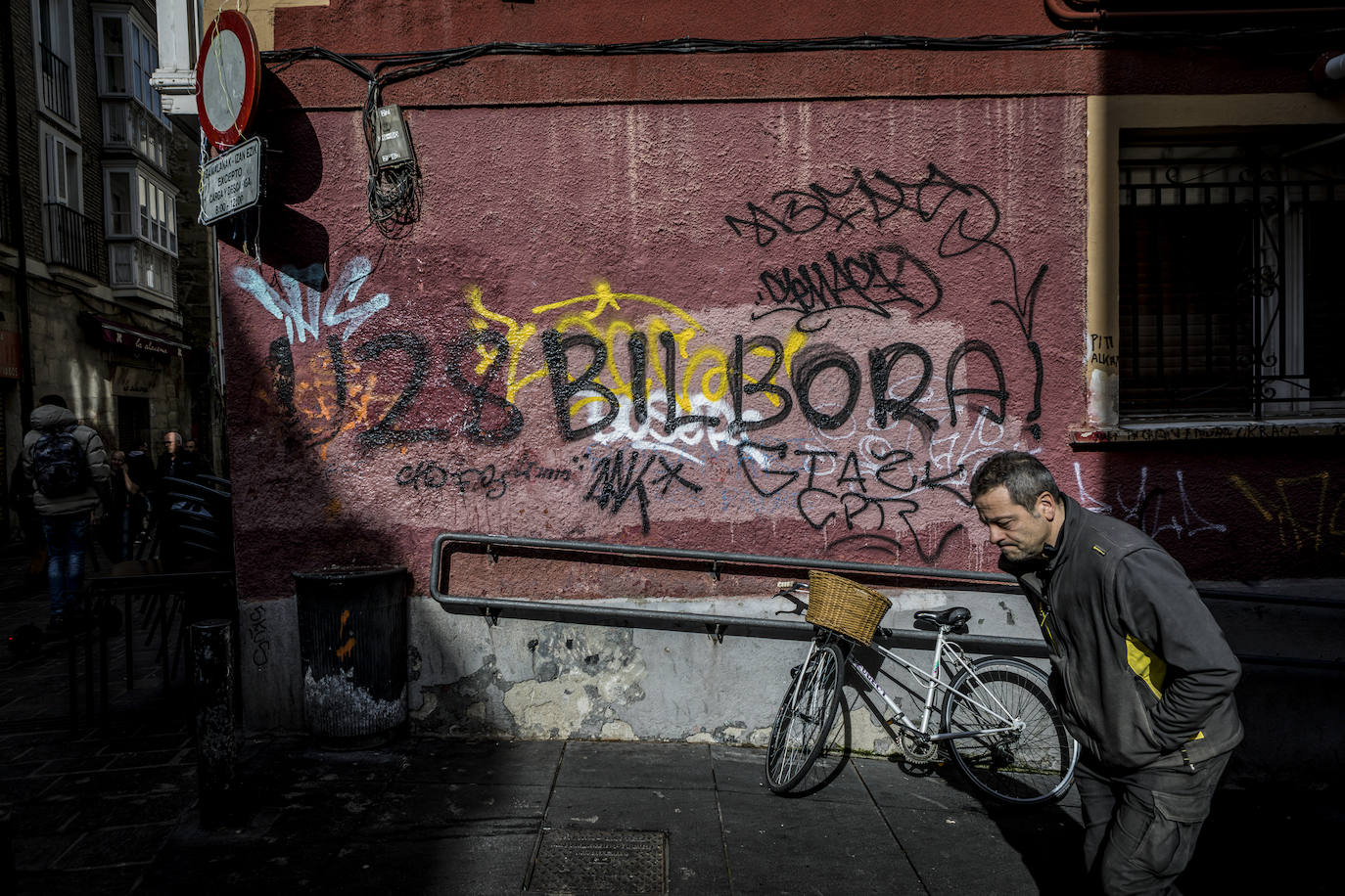 Grafitis en el Casco Viejo de Vitoria
