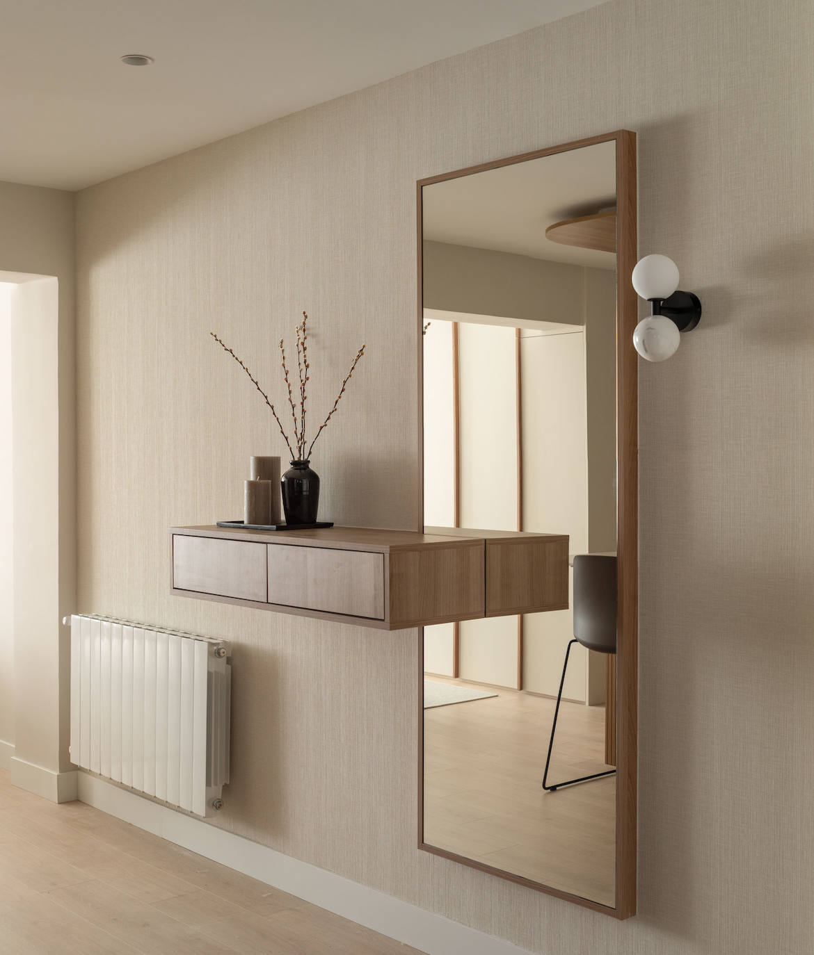 El piso de una pareja joven y su hijo en Mungia ideado para vivir en calma