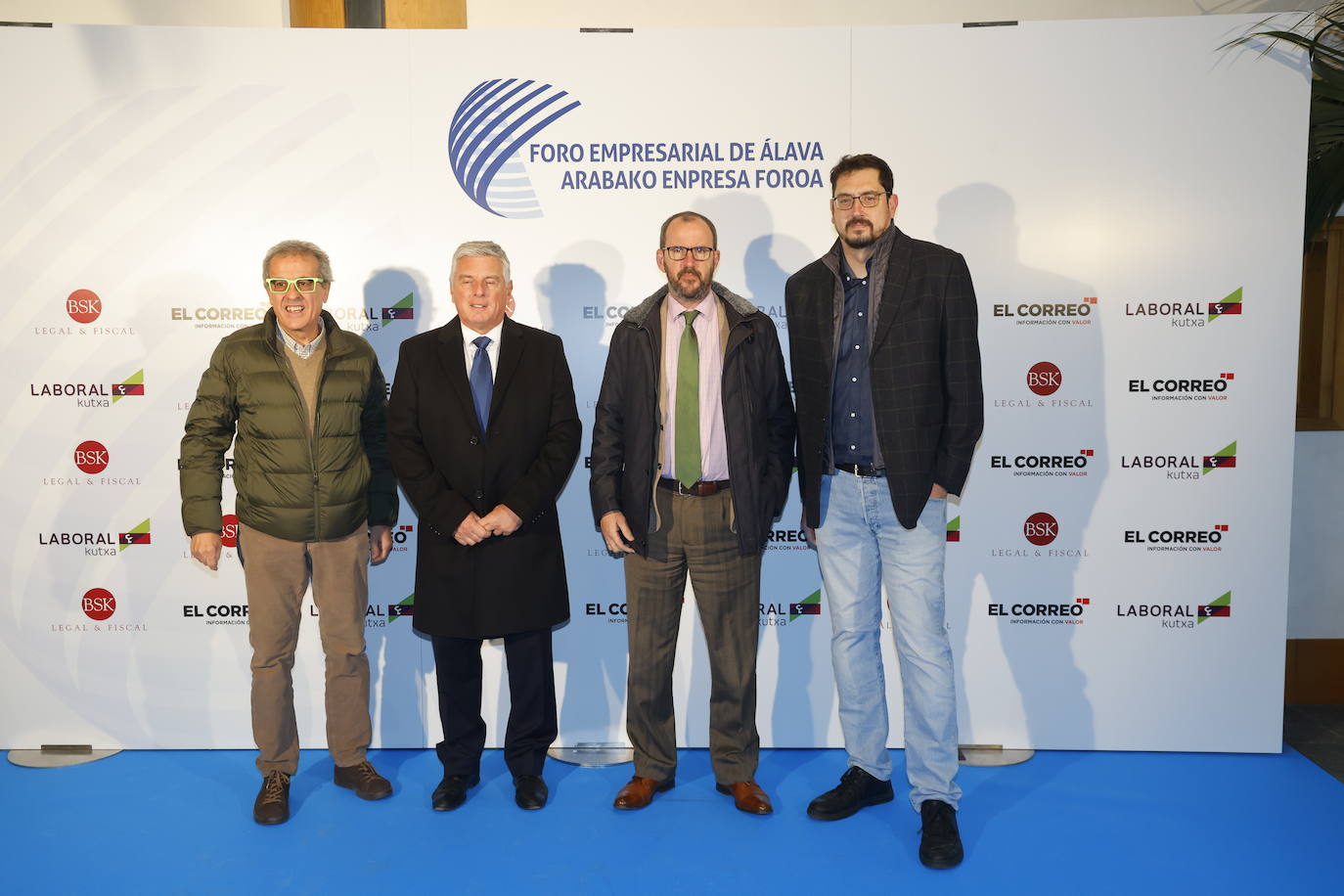 Jesús Alegría, Xabier Iturbe, Alberto Pérez de Ziriza e Igor Marín.