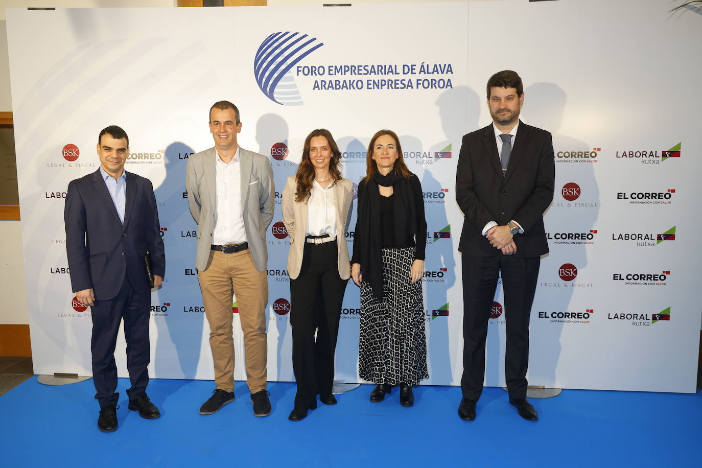 Gorka Díaz, Gotzon Zubiaur, Laura Mendizabal, Amaia Marañón y Alberto Zapatero.