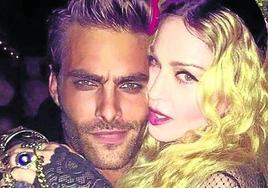 Madonna y Kortajarena en el 57 cumpleaños de la cantante.