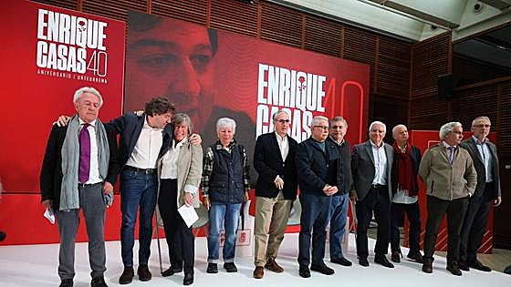 Andueza: «Me siento muy orgulloso de llevar el testigo de los valores y principios de Enrique Casas»