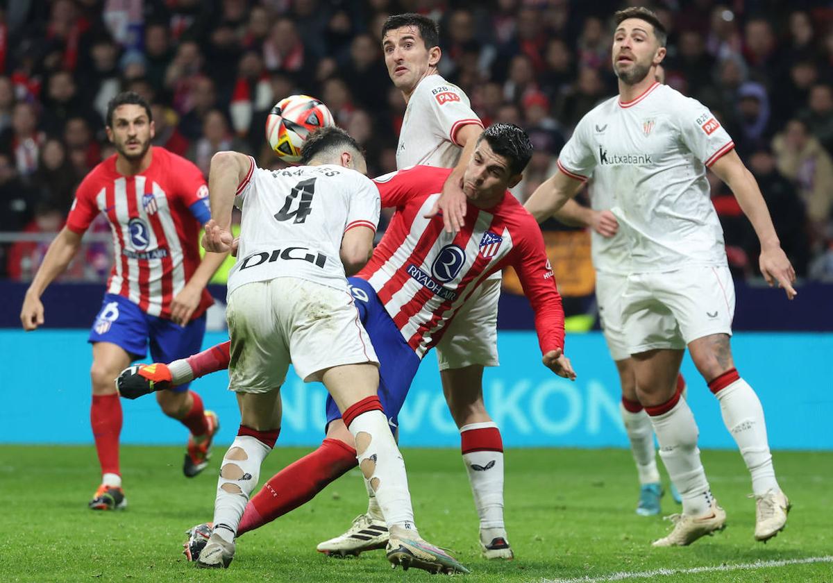El Atlético vendrá a San Mamés con el cuchillo entre los dientes