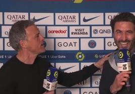 Nuevo rifirrafe de Luis Enrique con un periodista al que le hace meditar: «Imagínate un sol, respira»