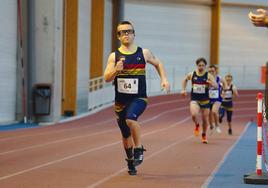 Mikel García en una de las pruebas de la competición.