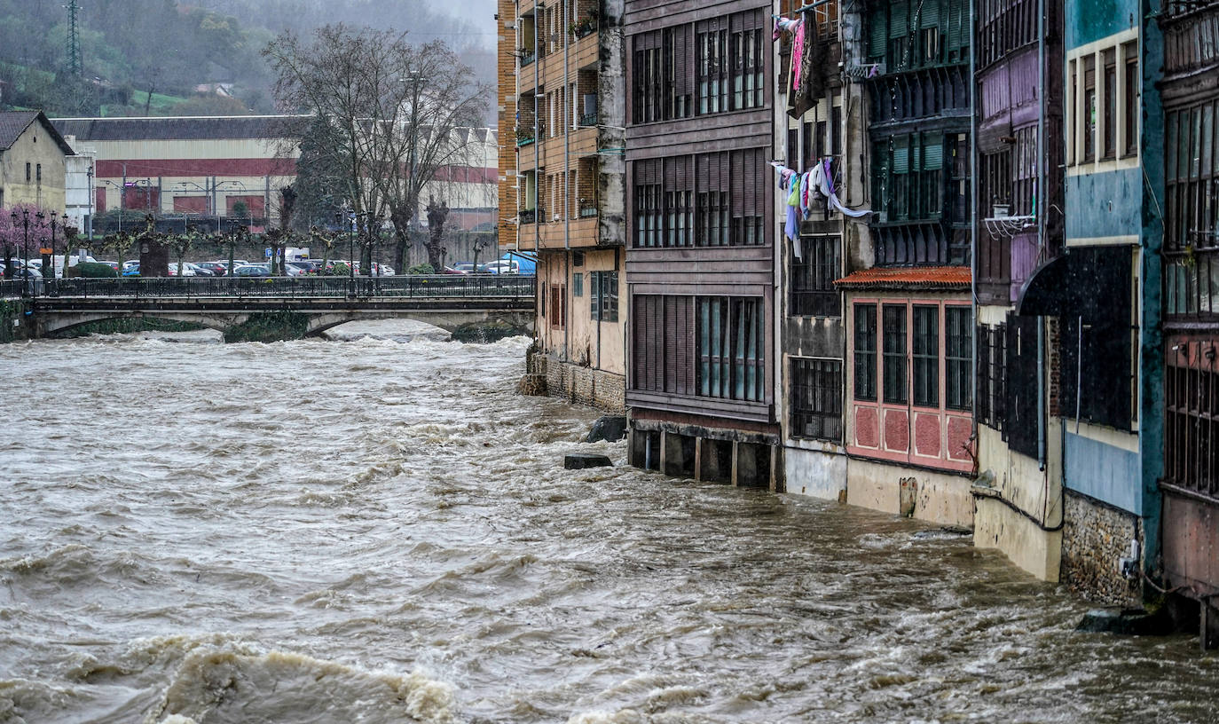 Inundaciones en Zalla, Balmaseda y Sodupe