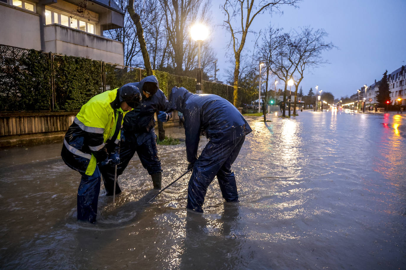 Las imágenes de las inundaciones en Vitoria y Álava