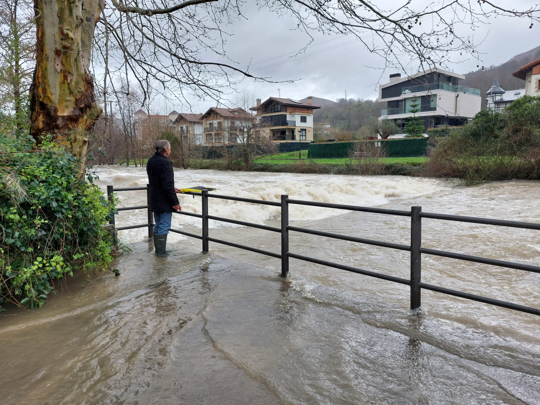 Inundaciones en Zalla, Balmaseda y Sodupe