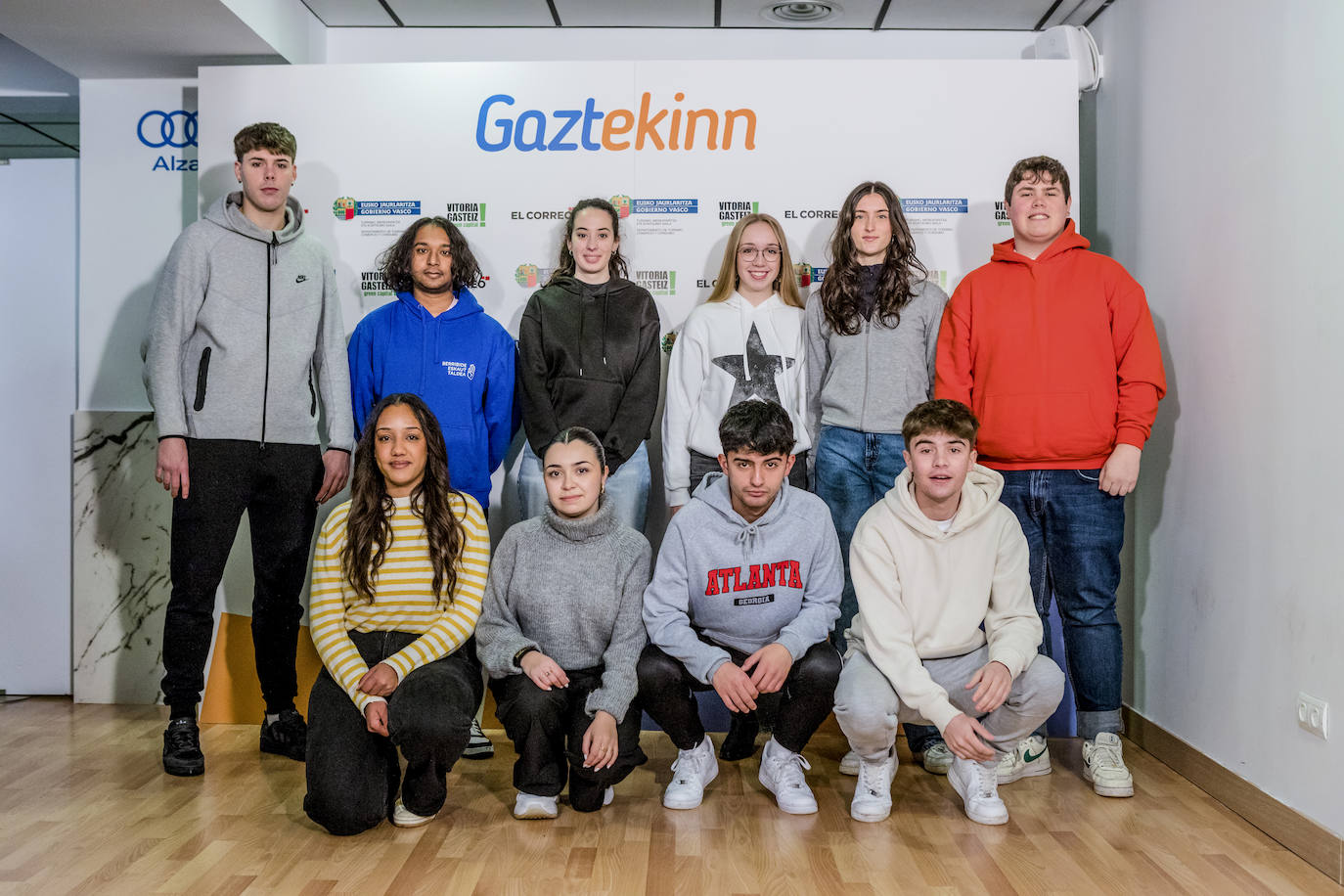 Alumnos de FP de grado superior de Marketing y Publicidad de Egibide-Molinuevo.