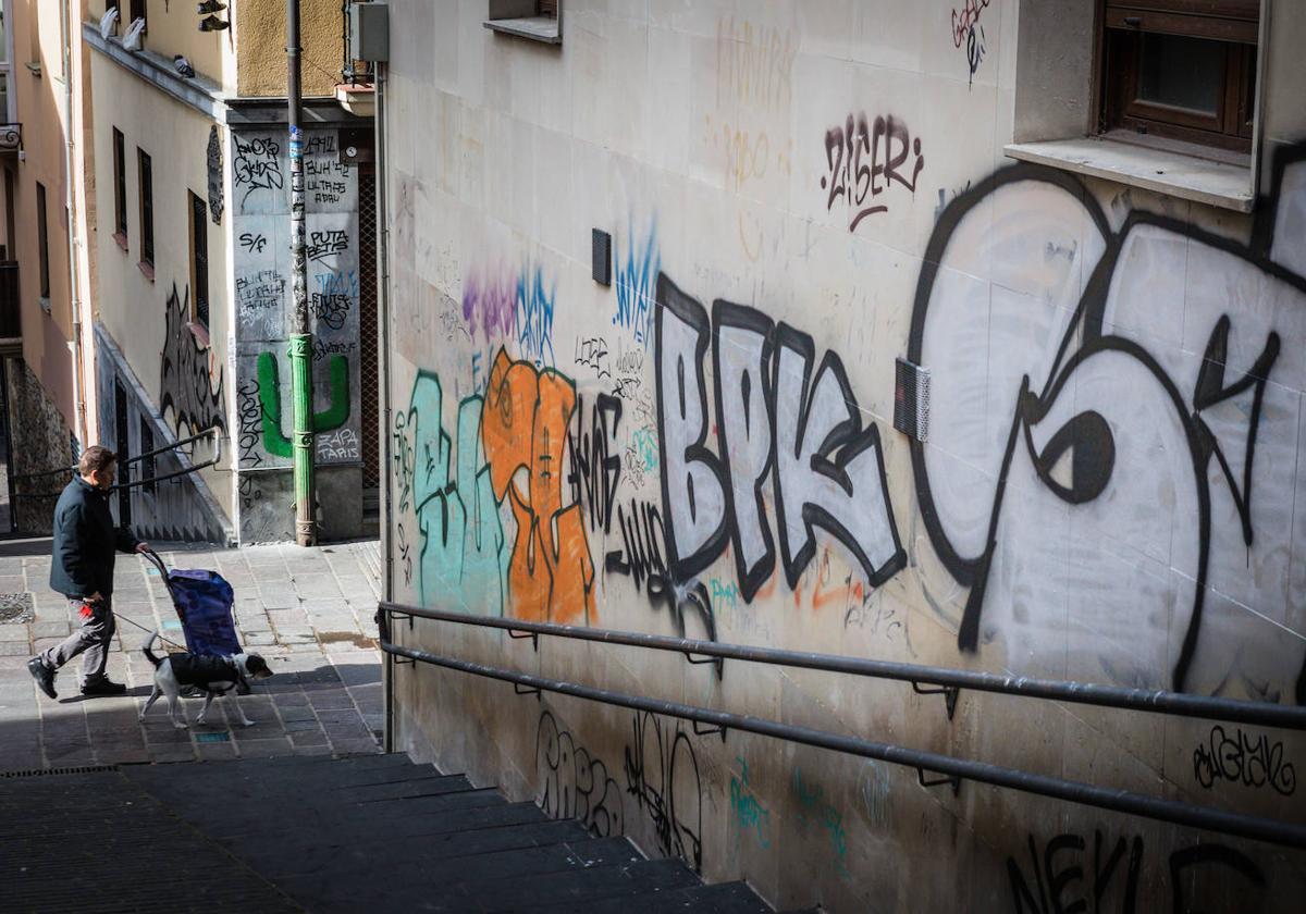 Barrios de Vitoria: Txagorritxu, Adurza y Ariznabarra se unen al Casco  Viejo en su cruzada contra las pintadas | El Correo