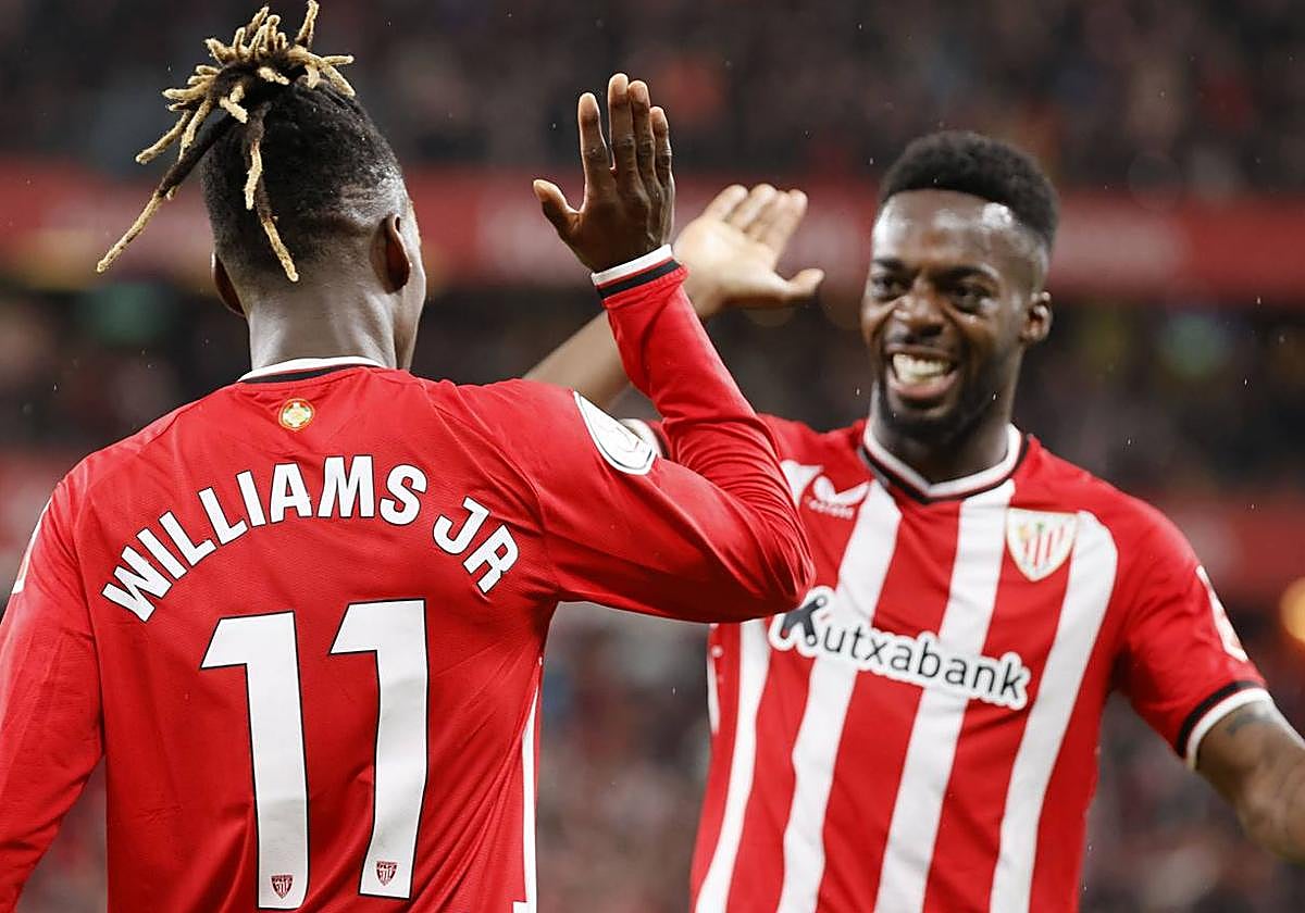 Los hermanos Nico e Iñaki Williams.