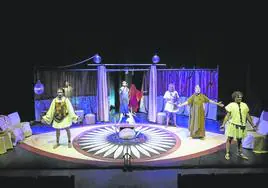 El grupo 'El Temple', un asiduo de las Jornadas de Teatro de Eibar.